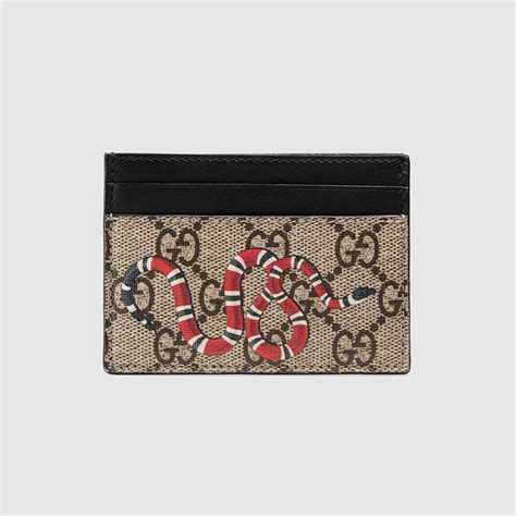 gucci gg snake card case.